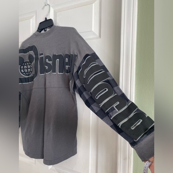 Walt Disney World Mickey Mouse Size XS Buffalo Check Plaid Spirit Jersey - Picture 9 of 11